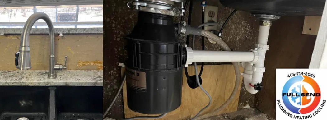 Garbage disposal and kitchen faucet installation by Full Send